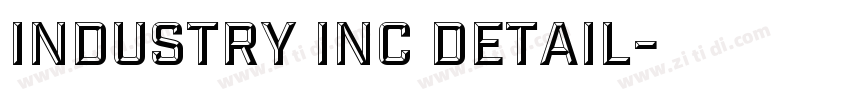 industry inc detail字体转换